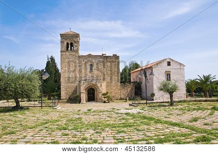 Heiligdom van St. Maria d' Anglona. Tursi. Basilicata. Italië.