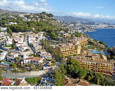 Aerial View Of La Herradura And Almunecar, Spain