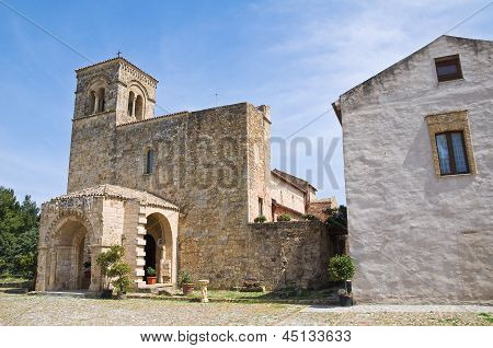 Heiligdom van St. Maria d' Anglona. Tursi. Basilicata. Italië.