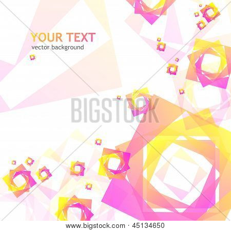 Vector roses card