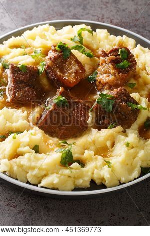 Greek Sofrito Is A Dish Consisting Of Tender Cuts Of Beef Slowly Sauteed In A Flavorful Sauce Served