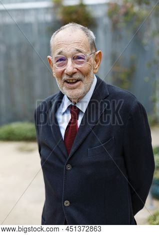 Madrid, Spain, 03,07,2022: Half-length Portrait Of Javier Solana, Politician, Diplomat, Professor An