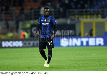 Milano, Italy. 19 March 2022 Felipe Caicedo Of Fc Internazionale  During The Serie A Match Between F