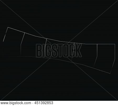 Mirrored, Tweaked Irregular Grid, Mesh, Grating And Lattice Geometric Vector Element, Pattern, Textu