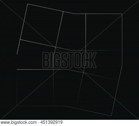 Mirrored, Tweaked Irregular Grid, Mesh, Grating And Lattice Geometric Vector Element, Pattern, Textu