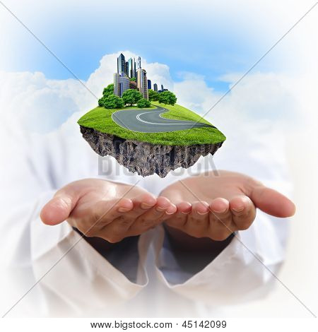 Paesaggio urbano moderno