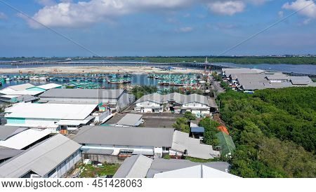 Fishery Vessels - Many Of Them Working In The Balinese Tuna Fishing Industry - Mooring In The Harbou