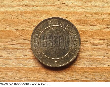 25 Kurus Coin Money (try), Currency Of Turkey