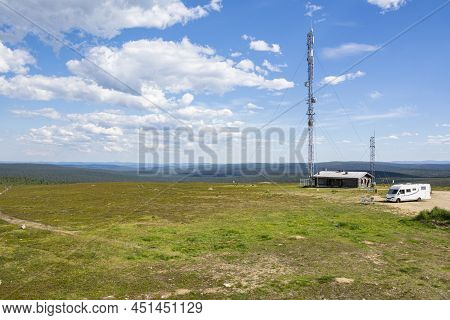 View From The Top Of Kaunispaa Mountain, Saariselka, Lapland, Finland