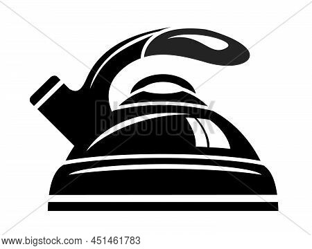 Teapot Logo Tea Shop Vintage Vector Illustration Detailed Design
