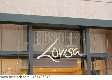 Bordeaux , Aquitaine  France - 03 20 2022 : Lovisa Logo Sign And Brand Text Facade Windows Shop Jewe