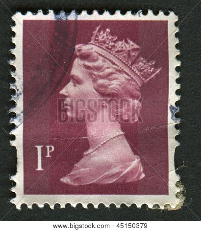 UK-ca. 1996:A Briefmarke gedruckt in Großbritannien zeigt Bild von Elizabeth II ist die konstitutioneller Monarch 16 