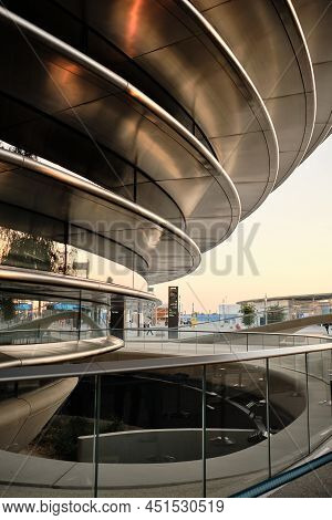Dubai, United Arab Emirates - January 12, 2022: Alif, Mobility Pavilion At Dubai Expo 2020