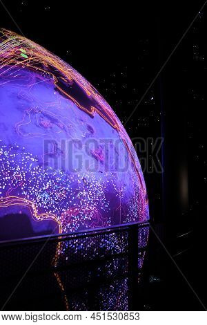 Dubai, United Arab Emirates - January 12, 2022: Alif, Mobility Pavilion At Dubai Expo 2020