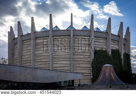Wroclaw, Poland - February 23, 2022 - Raclawice Panorama National Museum Building.