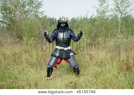 Samurai con due spade