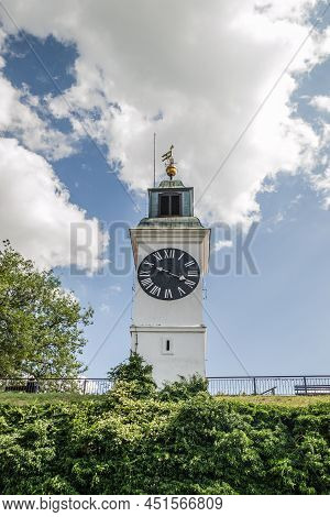 The Clock Tower On Petrovaradin Fortress, Novi Sad, Serbia