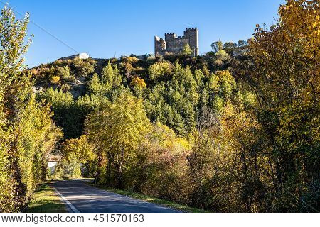 Binies Is A Beautiful Village Aragonese Pyrenees That Is At The Entrance Of The Valley Of Anso. It I