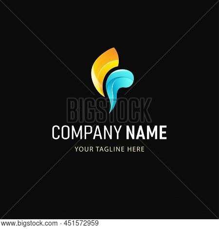 Colorful Abstract Logo Design. Gradient Style Company Logo