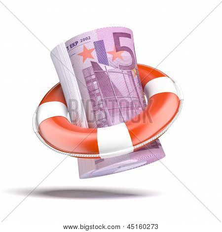 Lifebouy with euro
