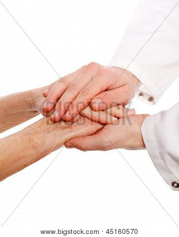 Isolierte Hände