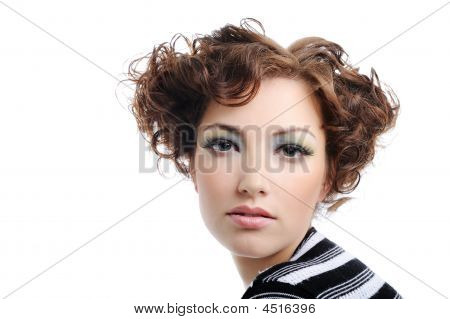 Skønhed krøllet frisure