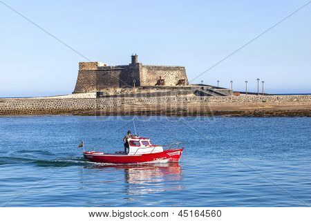 Linna Castillo De San Gabrielin Arrecife, Lanzarote, Kanariansaaret