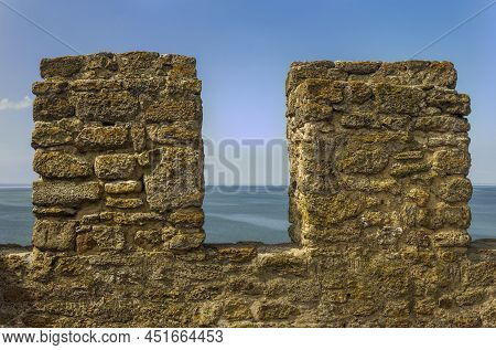 A Wall Of Akkerman Fortress In Bilhorod-dnistrovsky, Odessa Region, Ukraine