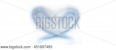 A Cloud In The Form Of A Heart. A Figure From The Clouds In The Sky. Beautiful Sky. Love. Imaginatio