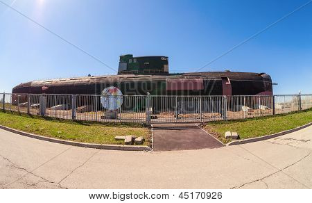 Togliatti, Russia - May 2: Russian Tango-class Diesel-powered Attack Submarine B-307 At The Exhibiti