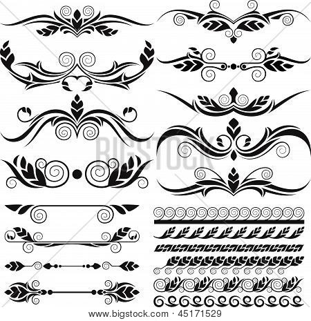 Floral designelementen