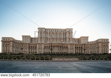 Palace Of The Parliament, Bucharest Capital City Of Romania