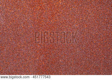 Rusted Rough Metal Textured Wall For Backdrop