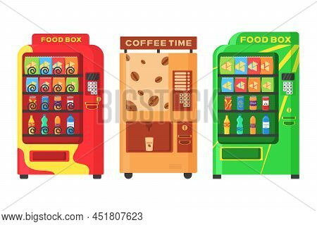 A Vending Machine, Automatic Machine, Automat Food