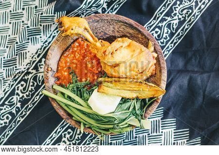 Sambal Tempong Or Tempong Chili Sauce, Traditional Spicy Culinary Food Of Banyuwangi, East Java, Ind