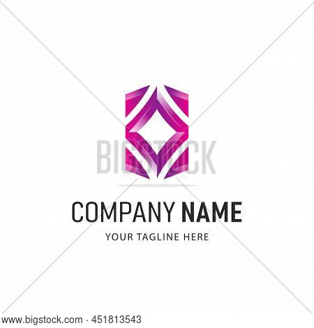 Colorful Abstract Logo Design. Gradient Style Company Logo