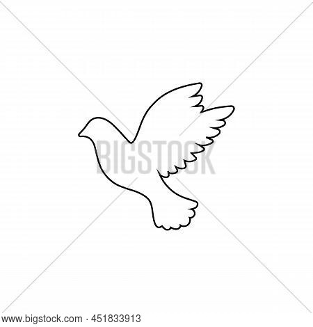 Flying Dove Sign Vector & Photo (Free Trial) | Bigstock