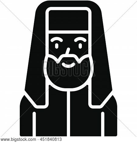 Pharisees Icon, Traditions Of Christianity Related Vector Illustration
