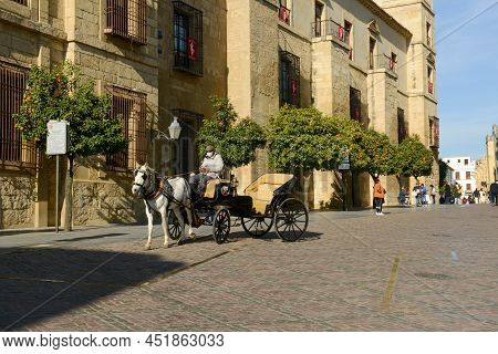 The Old Center Of Cordova On Andalusia In Spain