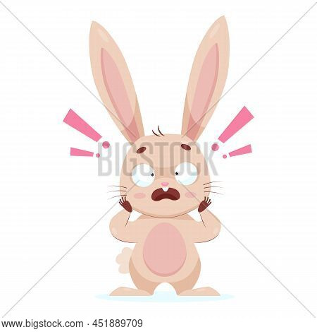 Frustrated Rabbit Vector & Photo (Free Trial) | Bigstock