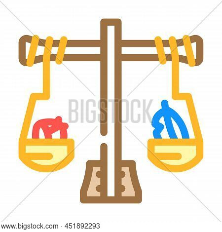 Afterlife Egypt Color Icon Vector. Afterlife Egypt Sign. Isolated Symbol Illustration