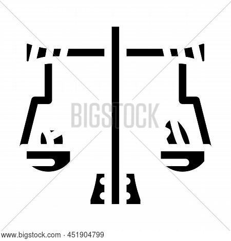 Afterlife Egypt Glyph Icon Vector. Afterlife Egypt Sign. Isolated Contour Symbol Black Illustration