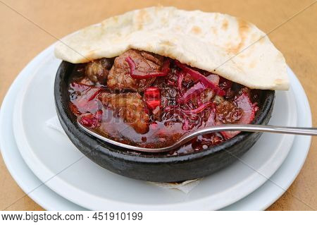 Kaurma, Flavorful Georgian Pork Stew With Vegetables And Herbs