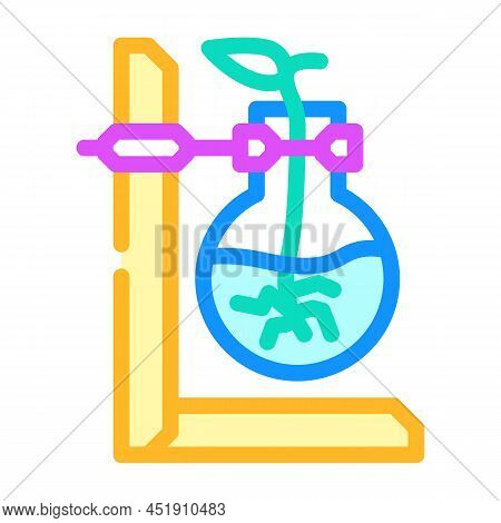 Home Hydroponics Color Icon Vector. Home Hydroponics Sign. Isolated Symbol Illustration