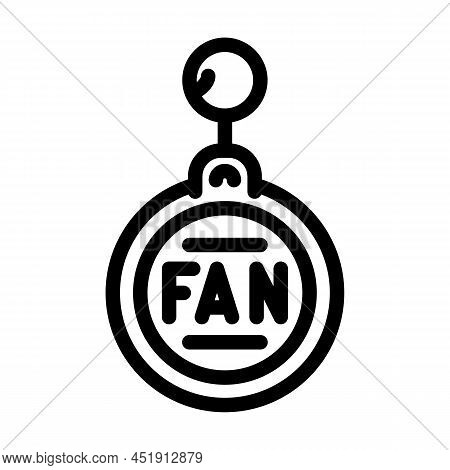 Trinket Accessory Line Icon Vector. Trinket Accessory Sign. Isolated Contour Symbol Black Illustrati