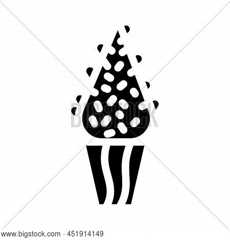 Buxus Sempervirens Glyph Icon Vector. Buxus Sempervirens Sign. Isolated Contour Symbol Black Illustr