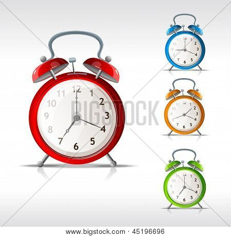 Vector alarm clocks