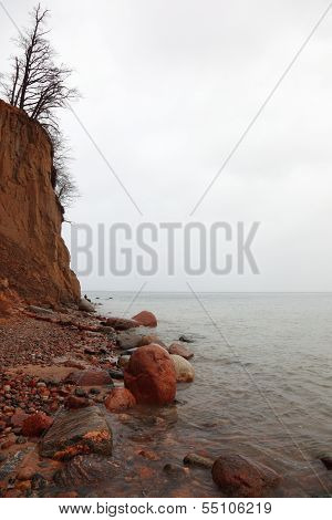 Autumn Cliff In Orlowo, Gdynia Poland
