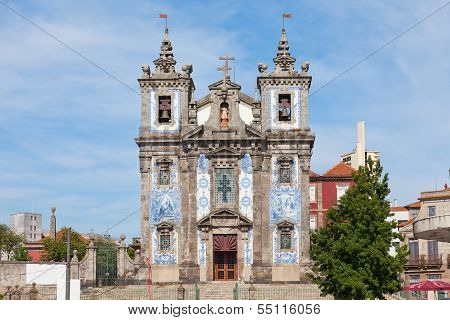 Church of Santo Ildefonso in Porto Portugal