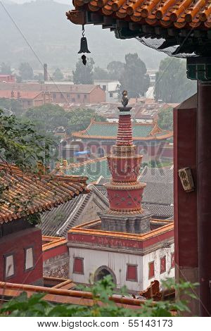 Fragments Of The Famous Puning Temple In Chengde North Of Beijing